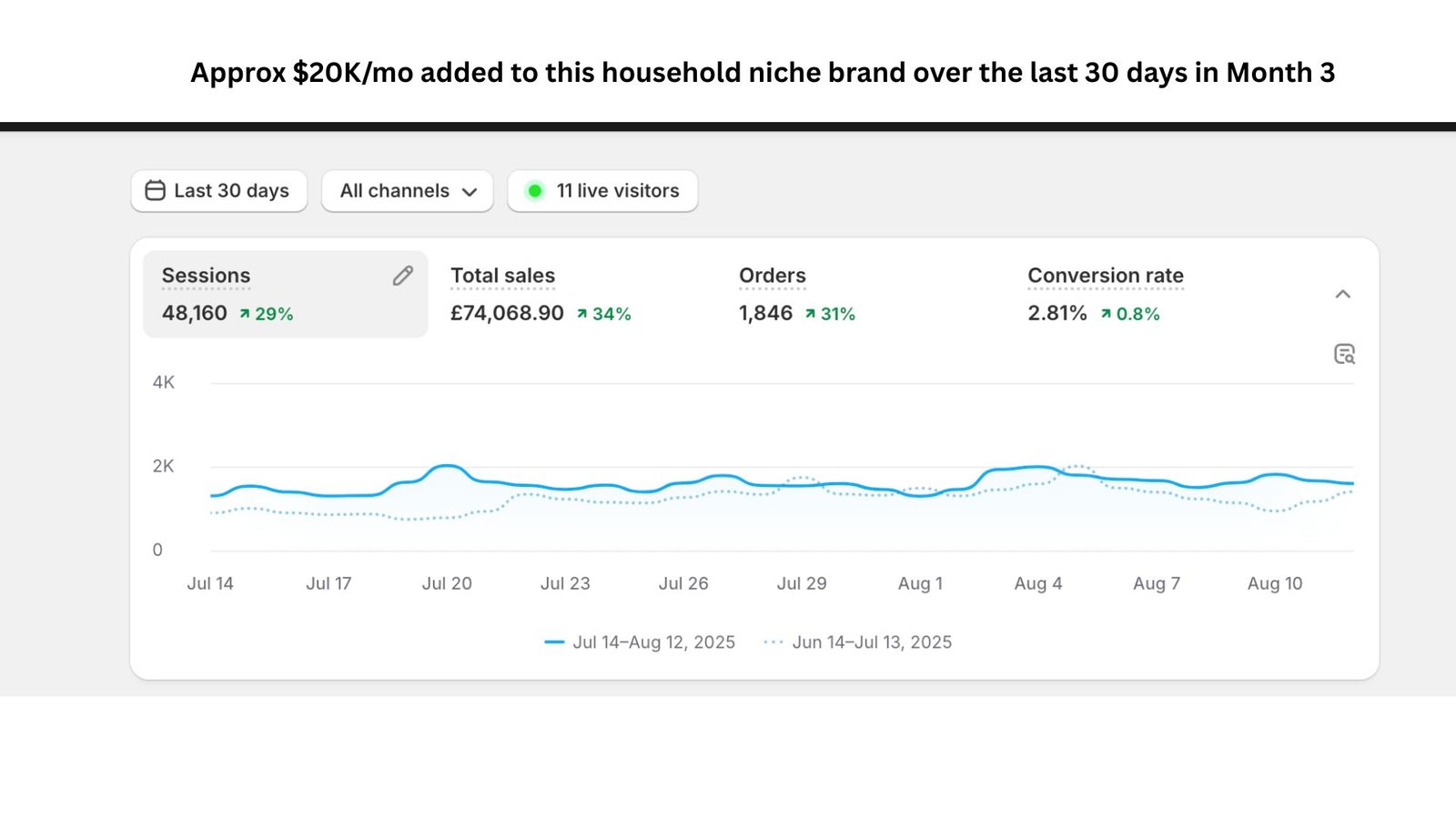 SEO Analytics Proof – Traffic Growth Charts 1